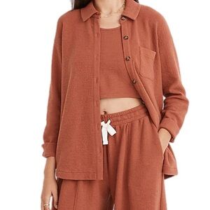 Madewell Textural Knit Shirt-Jacket